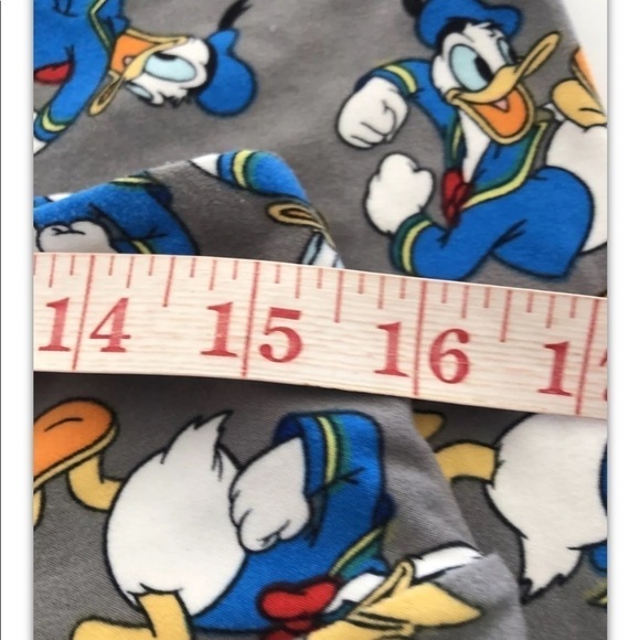 LuLaRoe Disney Leggings Women Tall & Curvy One Size Donald Duck Gray RARE - Picture 5 of 7